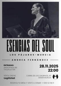 28 Nov. Esencias del Soul con Andrea Fernández